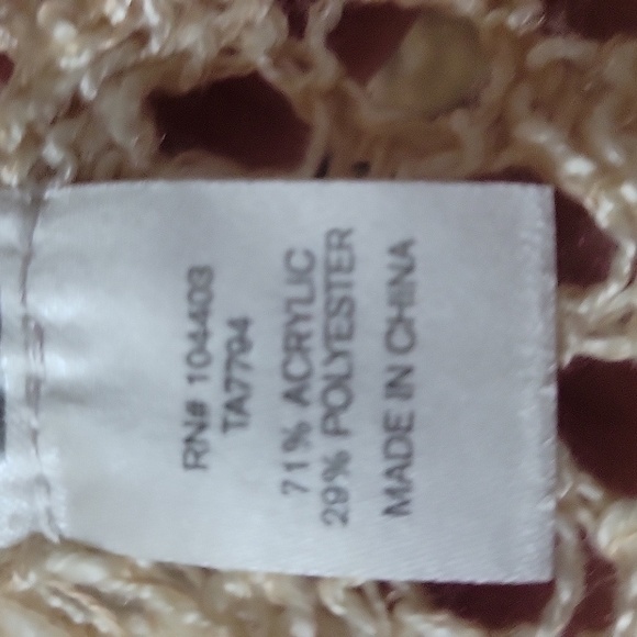 CHARMING CHARLIE Open Front Cardigan Sweater Bohemian Chic Casual Lightweight L - Picture 6 of 6